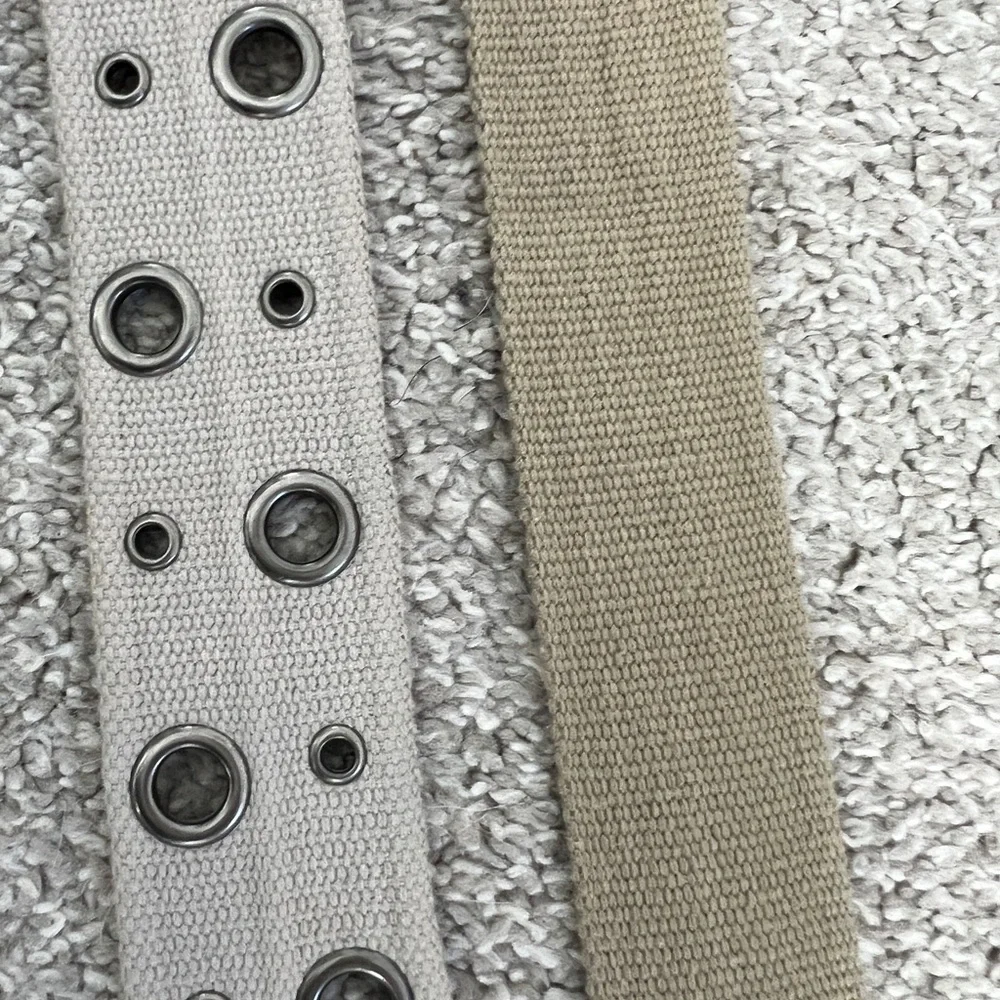New York & Company and Target Leather Four Assorted Brown Black Cream Tan Belts